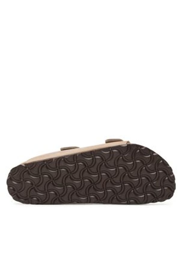 Birkenstock Klapki Arizona Bs 552813 Beżowy. Kolor: beżowy. Materiał: skóra, nubuk