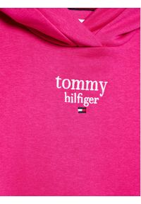 TOMMY HILFIGER - Tommy Hilfiger Sukienka codzienna KG0KG06871 D Różowy Regular Fit. Okazja: na co dzień. Kolor: różowy. Materiał: bawełna. Typ sukienki: proste. Styl: casual