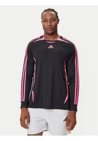 Adidas - adidas Longsleeve Teamgeist adicolor JW5907 Czarny Loose Fit. Kolor: czarny. Materiał: syntetyk. Długość rękawa: długi rękaw