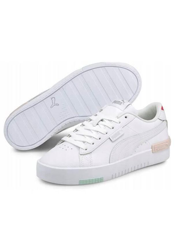 Buty do chodzenia damskie Puma Jada. Zapięcie: sznurówki. Kolor: biały. Materiał: materiał. Szerokość cholewki: normalna. Sport: turystyka piesza