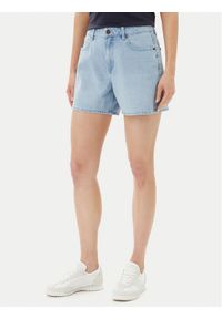 Volcom Szorty jeansowe Stoned B2012500 Niebieski Boyfriend Fit. Kolor: niebieski. Materiał: bawełna