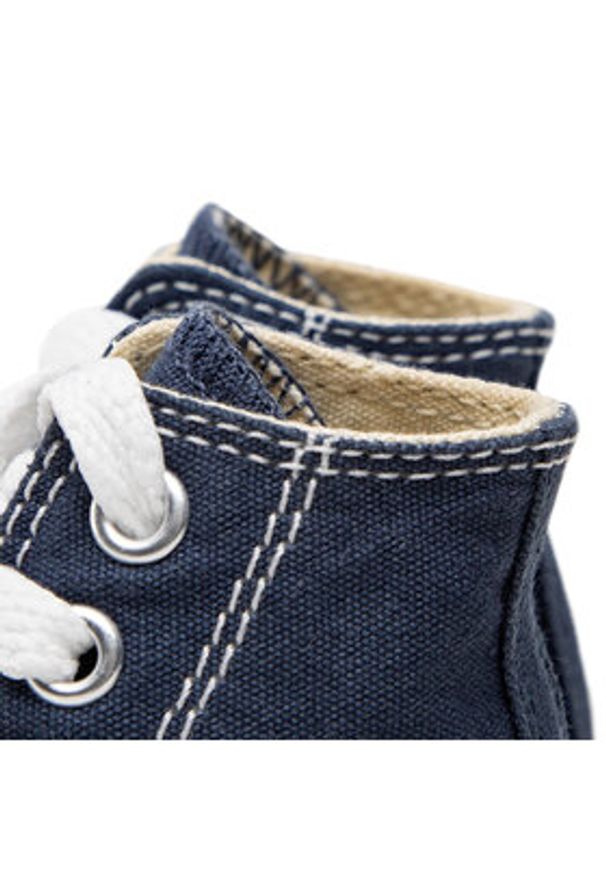 Converse Trampki Chuck Taylor All Star Hi 7J233C Granatowy. Kolor: niebieski. Materiał: materiał