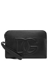 DOLCE & GABBANA - Dolce&Gabbana Saszetka BM2338 A8034 80999 Czarny. Kolor: czarny. Materiał: skóra