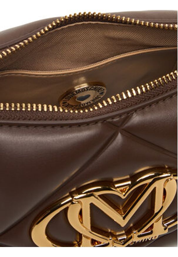 Love Moschino - LOVE MOSCHINO Torebka JC4083PP0NLC0313 Brązowy. Kolor: brązowy. Materiał: skórzane