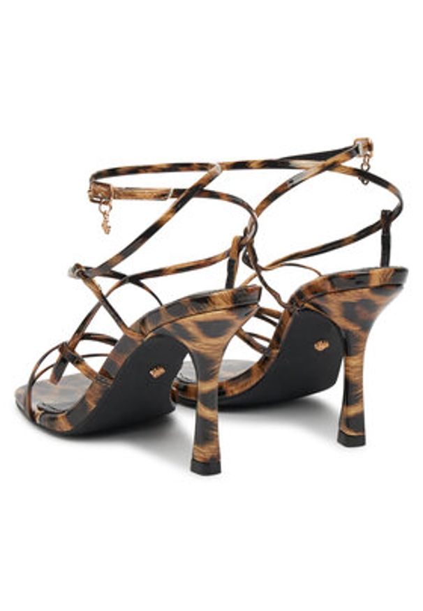 DeeZee Sandały AL339-1 Brązowy. Kolor: brązowy. Materiał: skóra