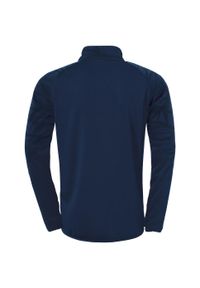 UHLSPORT - Dziecięcy dżersej z długim rękawem z zamkiem 1/4 Uhlsport Goal 25. Kolor: wielokolorowy, niebieski, czarny. Materiał: jersey. Długość rękawa: długi rękaw. Długość: długie