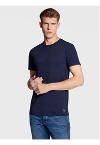 Polo Ralph Lauren Komplet 3 t-shirtów 714830304015 Granatowy Regular Fit. Typ kołnierza: polo. Kolor: niebieski. Materiał: bawełna #5