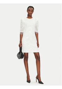 YAS Sukienka koktajlowa Bella 26034900 Biały Regular Fit. Kolor: biały. Materiał: syntetyk. Styl: wizytowy #8