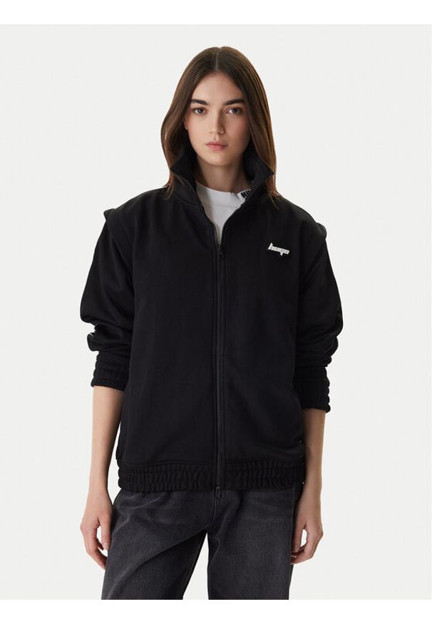 Hugo - HUGO Bluza Dateam 50554058 Czarny Regular Fit. Kolor: czarny. Materiał: syntetyk