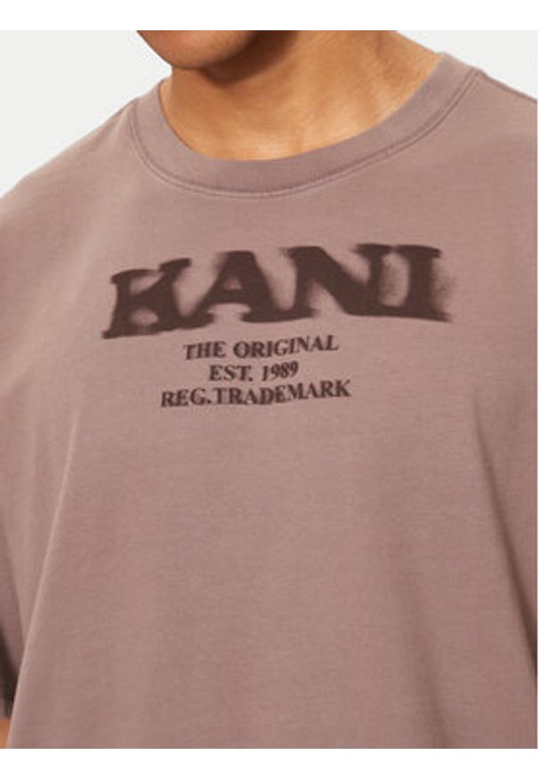 Karl Kani T-Shirt Retro Sprayed 60300094 Beżowy Regular Fit. Kolor: beżowy. Materiał: bawełna. Styl: retro