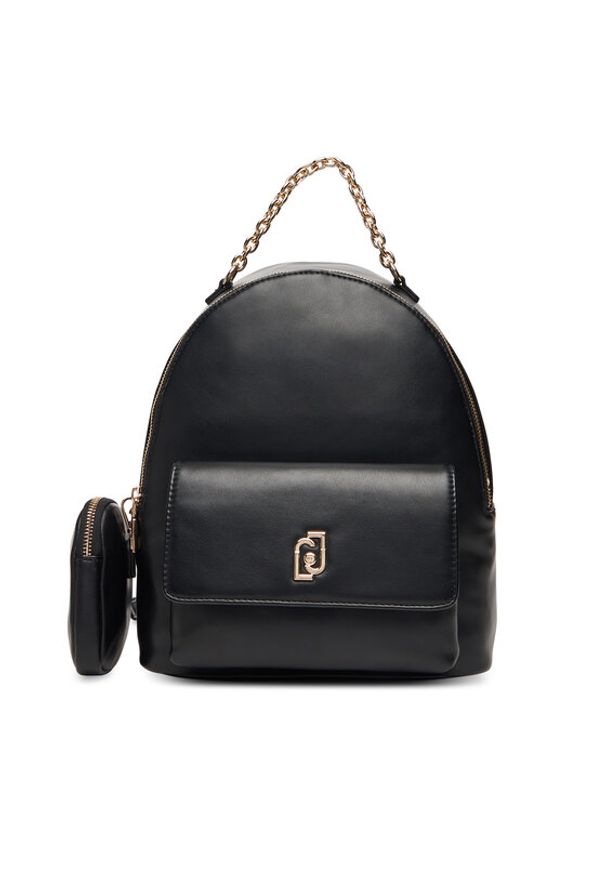 Liu Jo Torebka M Backpack AF5324 E0077 Czarny. Kolor: czarny. Materiał: skóra