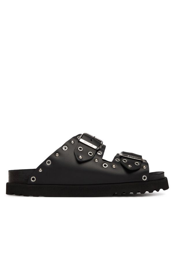 Klapki Scholl. Kolor: czarny