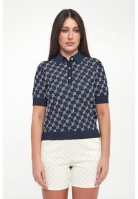 Polo damskie z logo Kella JOOP!. Typ kołnierza: polo #2