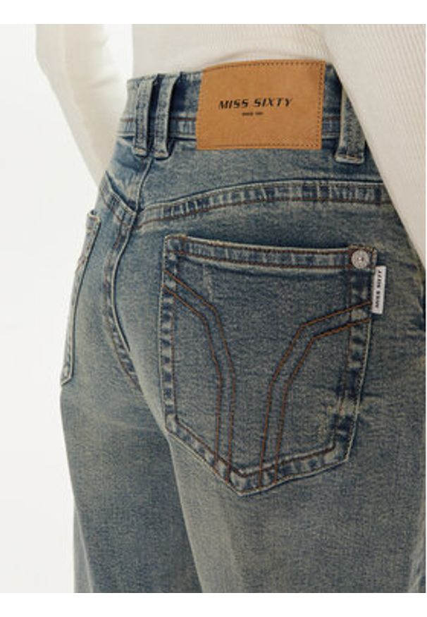 Miss Sixty Jeansy 6L3JJ2760000 Niebieski Boy Fit. Kolor: niebieski