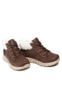 skechers - Skechers Sneakersy Warm Seeker 167258/CHOC Brązowy. Kolor: brązowy. Materiał: materiał