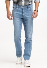 Wrangler - WRANGLER TEXAS SLIM MĘSKIE SPODNIE JEANSOWE JEANSY DŻINSY DREAM ON W12SQO859