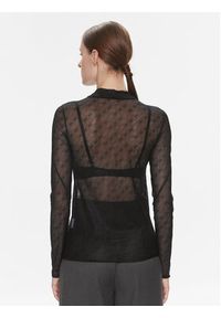 BOSS - Boss Bluzka Egalina 50505774 Czarny Slim Fit. Kolor: czarny. Materiał: syntetyk #4