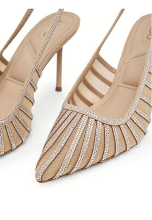 Aldo Szpilki Eluse 14115132 Beżowy. Kolor: beżowy. Materiał: materiał. Obcas: na szpilce