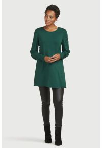 Cellbes - Jednokolorowa tunika z dżerseju. Kolor: zielony. Materiał: jersey. Długość rękawa: długi rękaw. Długość: długie #5