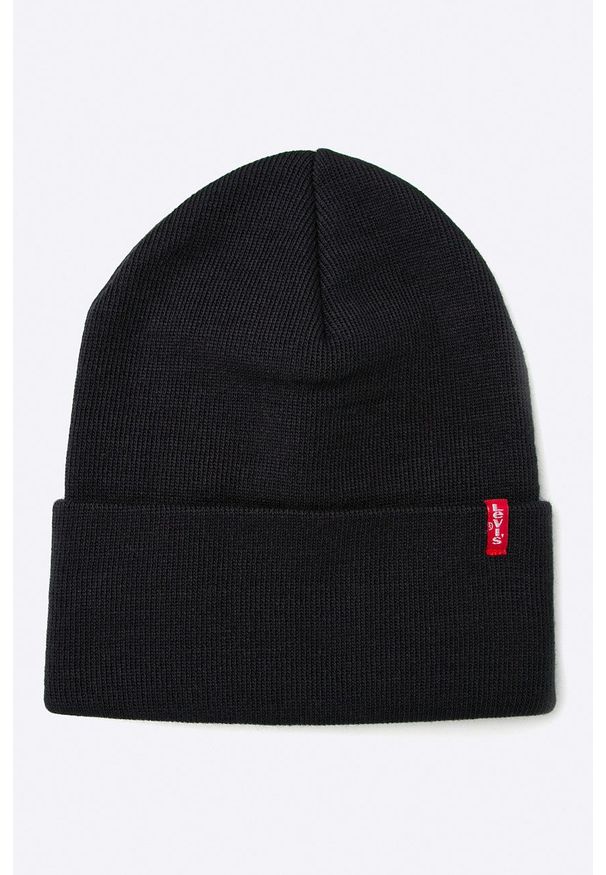 Levi's® - Levi's - Czapka. Kolor: niebieski. Styl: biznesowy