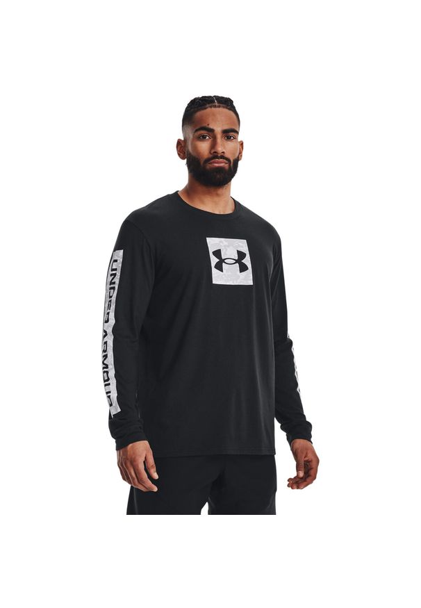 Bluza Under Armour Camo Boxed Sportstyle, Mężczyźni. Kolor: czarny, szary, wielokolorowy. Materiał: materiał, bawełna. Sport: fitness