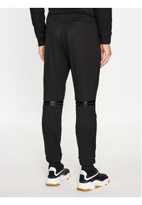 BOSS - Boss Spodnie dresowe Hadiko Mirror 50501206 Czarny Relaxed Fit. Kolor: czarny. Materiał: bawełna, dresówka