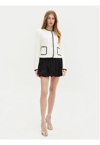 Guess Kardigan W5RN20 WGVQ2 Écru Regular Fit. Materiał: syntetyk
