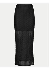 Gina Tricot Spódnica midi 21596 Czarny Regular Fit. Kolor: czarny. Materiał: syntetyk #6