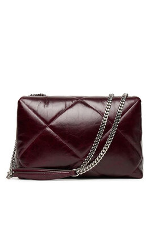 Tory Burch Torebka 169325 Bordowy. Kolor: czerwony. Materiał: skórzane