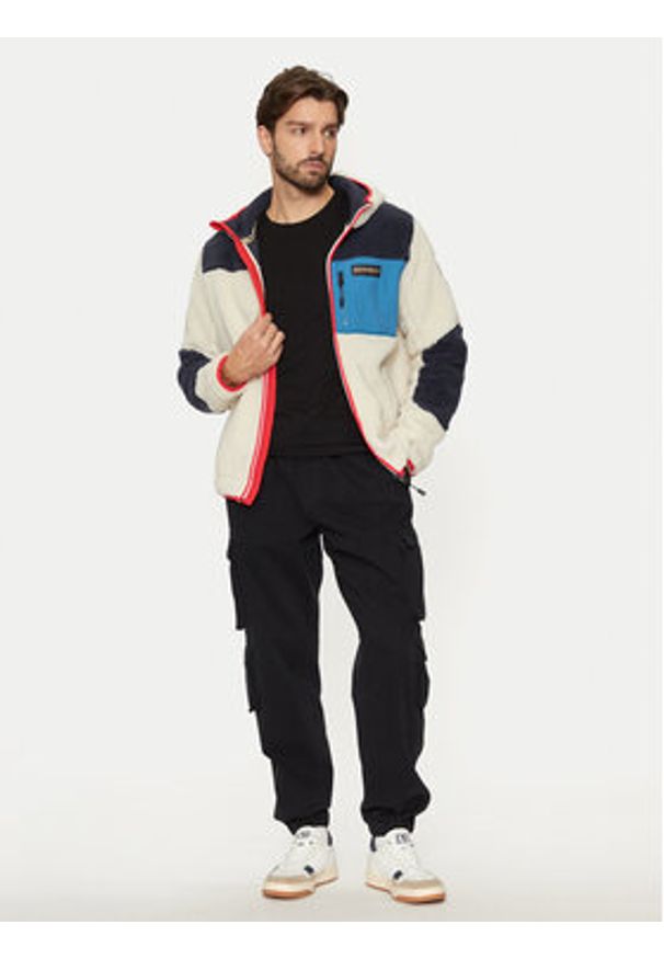 Napapijri Polar Yupik NP0A4GNS Beżowy Regular Fit. Kolor: beżowy. Materiał: syntetyk