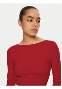 Tommy Jeans Sukienka codzienna DW0DW19465 Czerwony Slim Fit. Okazja: na co dzień. Kolor: czerwony. Materiał: syntetyk. Typ sukienki: proste. Styl: casual #5