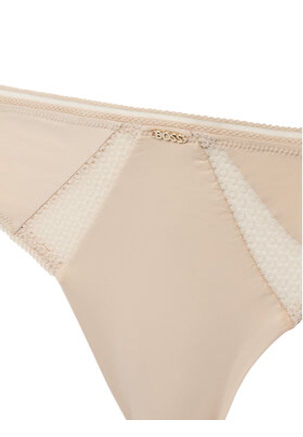 BOSS Figi klasyczne Pure 50545054 Beżowy. Kolor: beżowy. Materiał: syntetyk