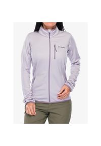 columbia - Bluza damska bez kaptura Columbia Essential Hike Grid Fleece Full Zip. Typ kołnierza: bez kaptura. Kolor: fioletowy. Sport: turystyka piesza