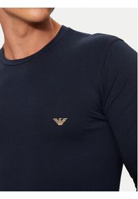 Emporio Armani Underwear Longsleeve 111023 4F512 00135 Granatowy Slim Fit. Kolor: niebieski. Materiał: bawełna. Długość rękawa: długi rękaw