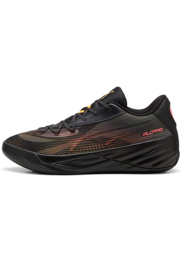 Buty Puma All-pro Nitro Fire Glow, Mężczyźni. Kolor: czarny. Materiał: materiał