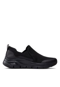 skechers - Skechers Sneakersy Banlin 232043/BBK Czarny. Kolor: czarny. Materiał: materiał #1