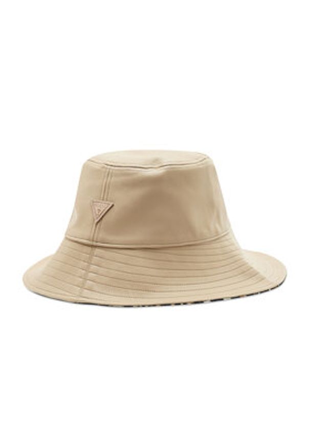 Guess Kapelusz Bucket W2YZ04 WERD0 Beżowy. Kolor: beżowy. Materiał: skóra