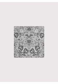 Pako Lorente - PAKO LORENTE – Jedwabna czarna poszetka we wzór. Kolor: czarny. Materiał: jedwab #1