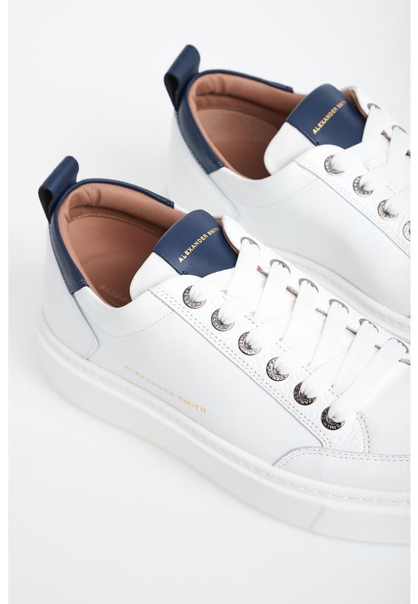 Alexander Smith - Sneakersy męskie skórzane ALEXANDER SMITH. Materiał: skóra