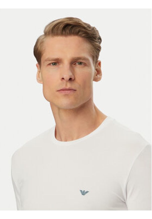 Emporio Armani Underwear T-Shirt EM000379 AF18895 U0002 Biały Regular Fit. Kolor: biały. Materiał: bawełna