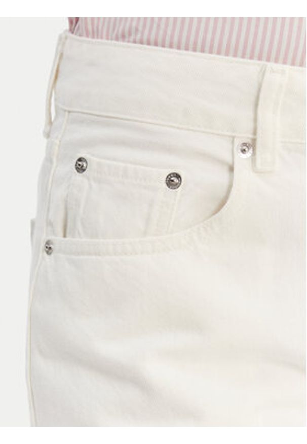 TOMMY HILFIGER - Tommy Hilfiger Jeansy WW0WW49500 Écru Barrel Fit. Kolor: kremowy