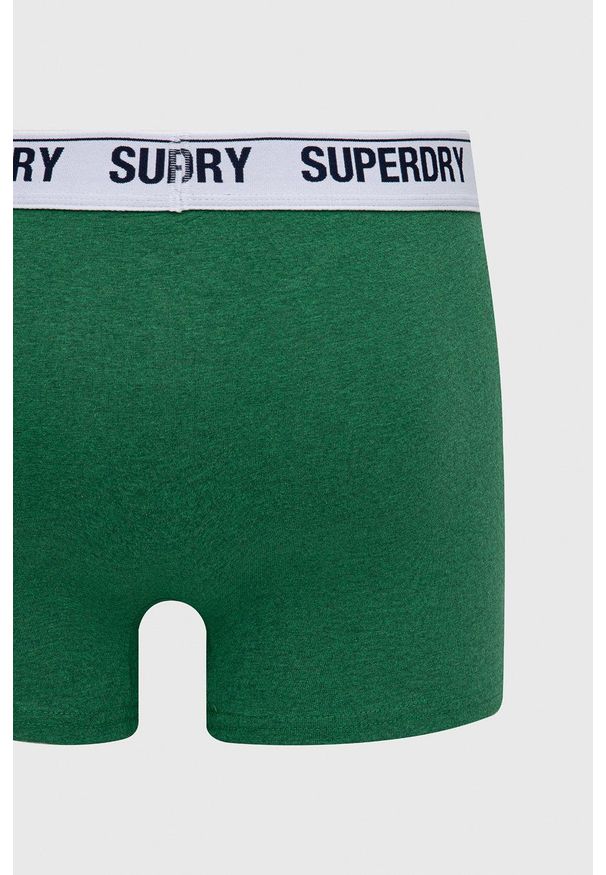 Superdry Bokserki męskie kolor zielony. Kolor: zielony