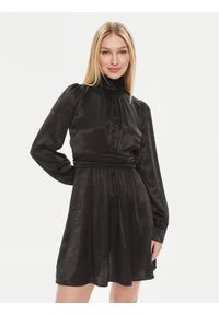 Please Sukienka koktajlowa A1CYNW0000 Czarny Regular Fit. Kolor: czarny. Materiał: syntetyk. Styl: wizytowy #1
