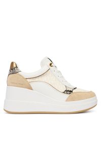 MICHAEL Michael Kors Sneakersy Emmy 43T6EMFS1B Beżowy. Kolor: beżowy. Materiał: skóra #1