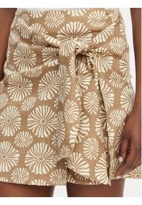 Roxy Spódnica mini Summer Cocktail ERJWK03176 Beżowy Regular Fit. Kolor: beżowy. Materiał: wiskoza #4