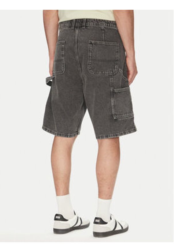 Jack & Jones Szorty jeansowe Alex 12273238 Szary Baggy Fit. Kolor: szary. Materiał: bawełna