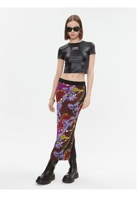 Versace Jeans Couture Spódnica ołówkowa 75HAE8A6 Kolorowy Slim Fit. Materiał: wiskoza. Wzór: kolorowy #2