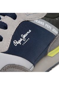 Pepe Jeans Sneakersy London One Edt M PMS30823 Szary. Kolor: szary. Materiał: zamsz, skóra