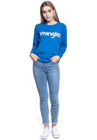 Wrangler - BLUZA DAMSKA WRANGLER CREW SWEAT BLUE W6Z1HYX05 #5