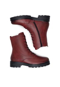 Remonte Trzewiki D2278-36 Czerwony. Kolor: czerwony. Materiał: skóra #7